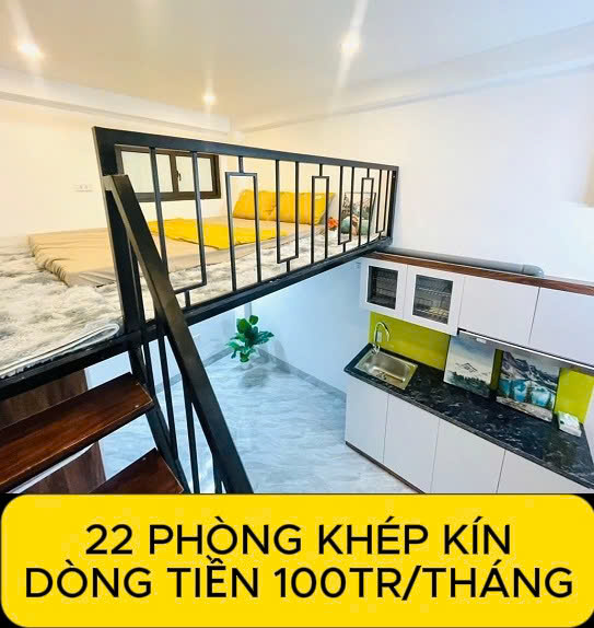 BÁN CCMN MỸ ĐÌNH 85M2 - 8 TẦNG - MT 8.8M – 22 PHÒNG - DT 100 TRIỆU/THÁNG